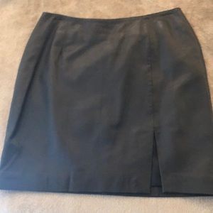 Leather skirt